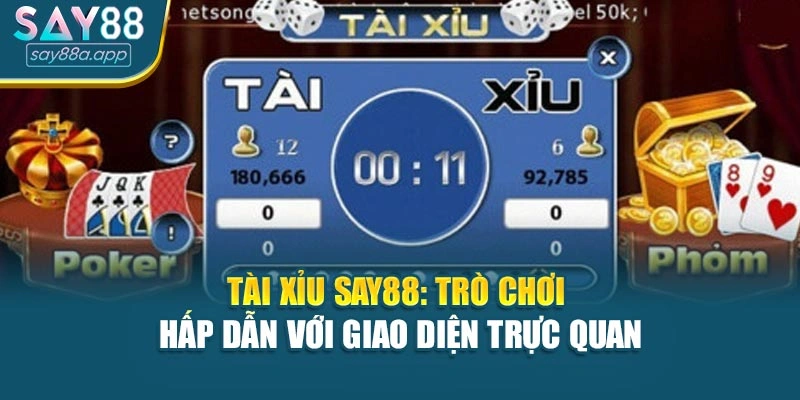 Tài Xỉu Say88: Trò Chơi Hấp Dẫn Với Giao Diện Trực Quan